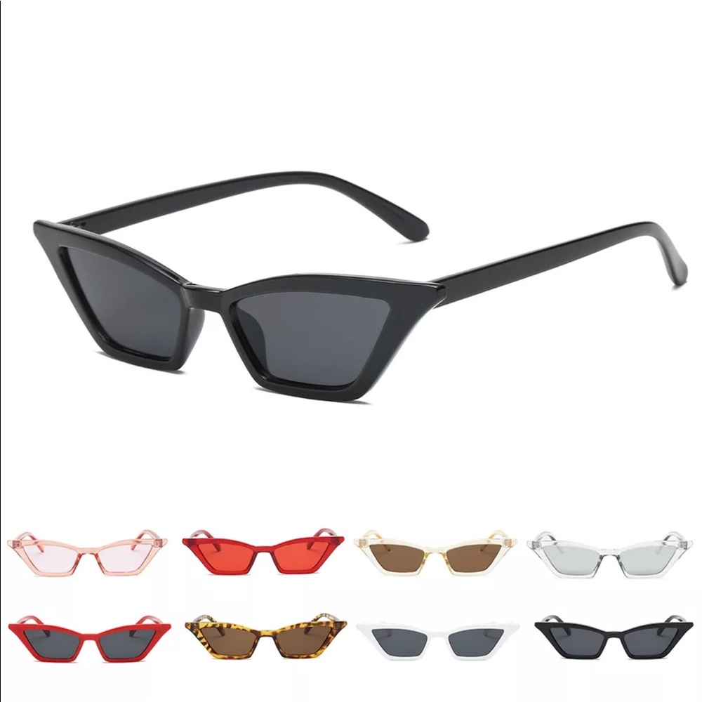 Skinny Sunnies! Red, Black, Brown & White Look!! - Picture 7 of 9